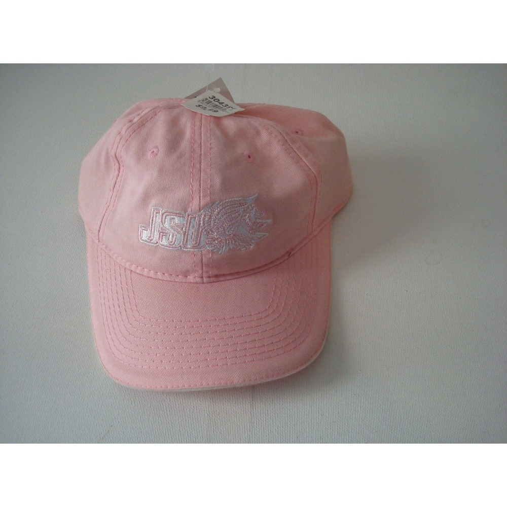 JACKSON STATE PINK BEACH SKATE SURF ADJUSTABLE HAT CAP DEADSTOCK VINTAGE U3